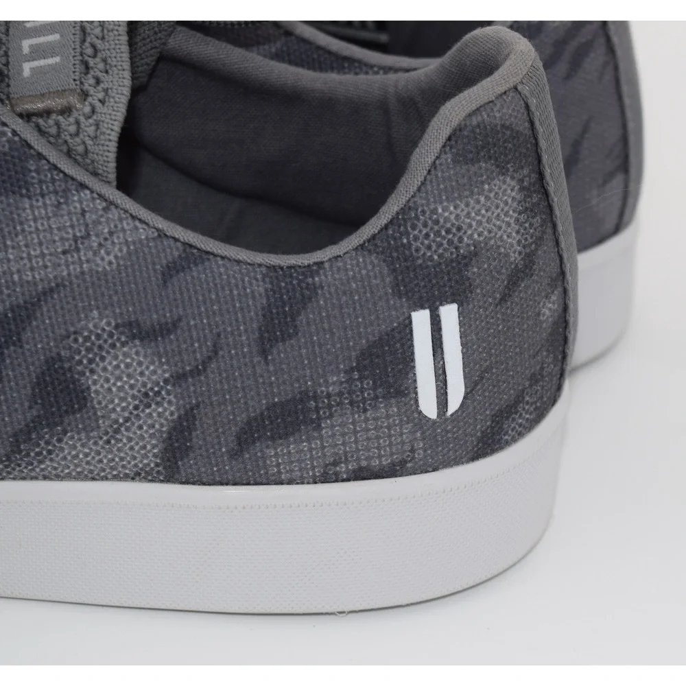 NOBULL Canvas Trainer Mens 11.5 Grey Tiger Camo Excellent Low Top Sneaker